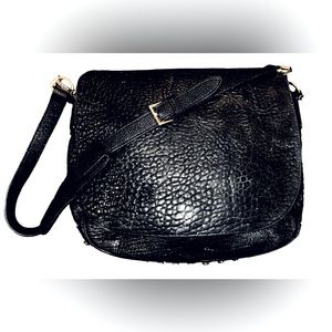 ALEXANDER WANG • PIA • PEBBLED LEATHER TOTE BAG • BLK •